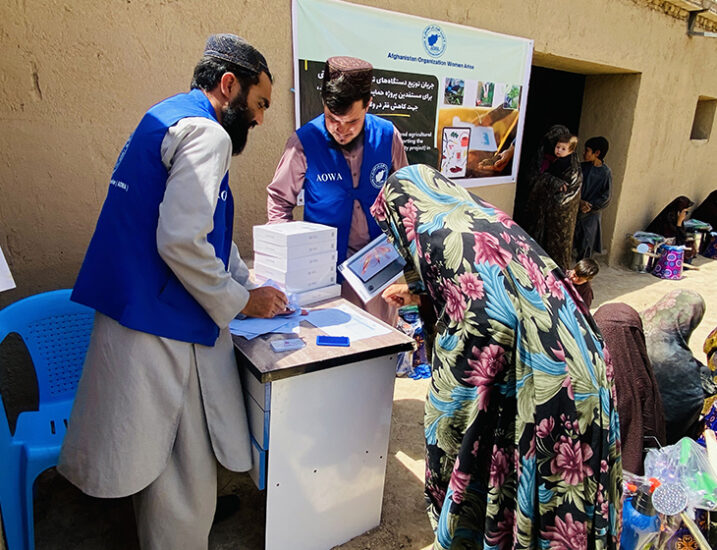 فعالیت‌های AOWA برای دسترسی و خدمت‌رسانی به جامعه در ولایت غور